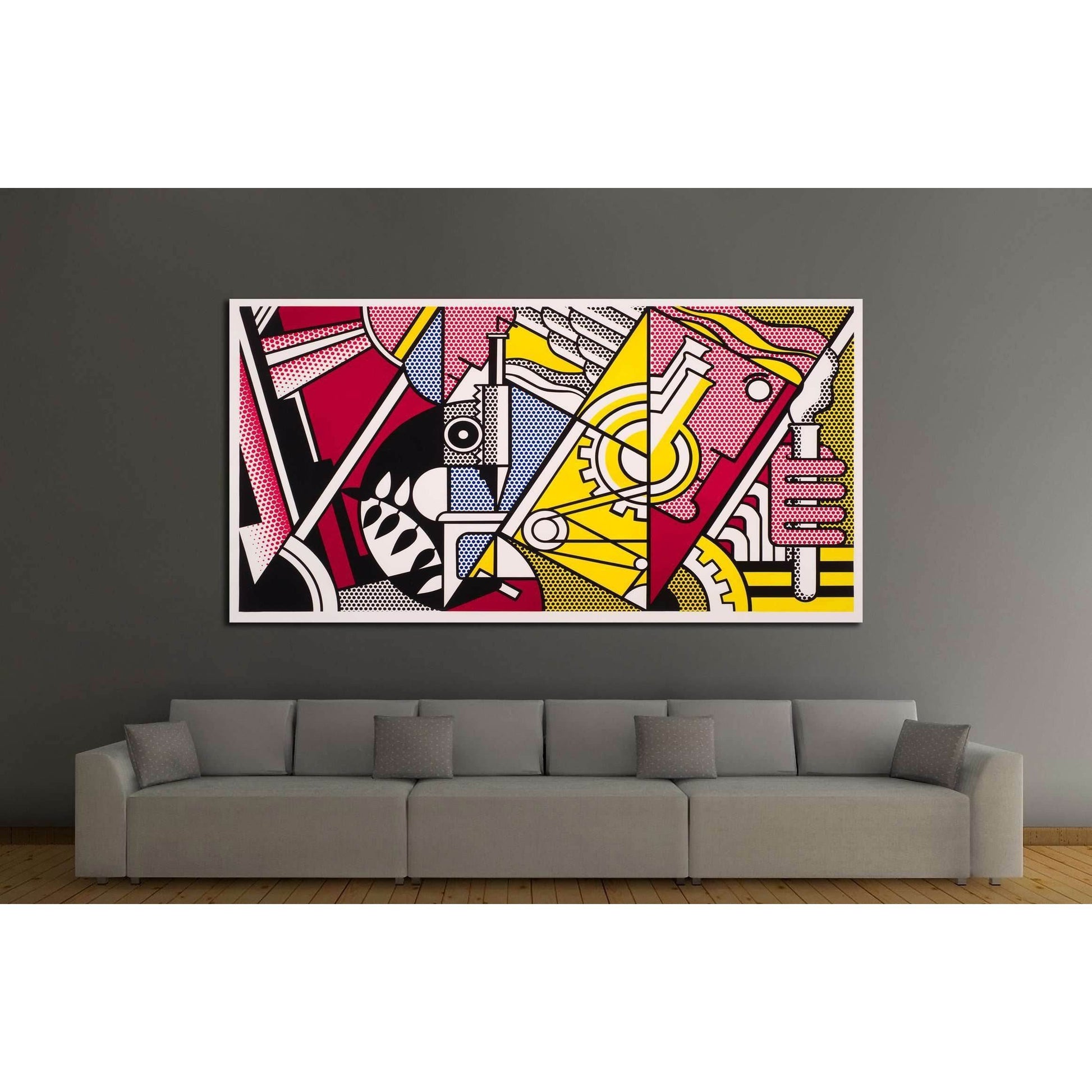 roy lichtenstein peace through chemistry №3291 Ready to Hang Canvas PrintCanvas art arrives ready to hang, with hanging accessories included and no additional framing required. Every canvas print is hand-crafted, made on-demand at our workshop and expertl