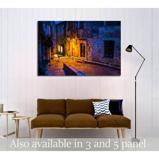 Saint Paul de Vence in the night, France №2737 Ready to Hang Canvas PrintCanvas art arrives ready to hang, with hanging accessories included and no additional framing required. Every canvas print is hand-crafted, made on-demand at our workshop and expertl