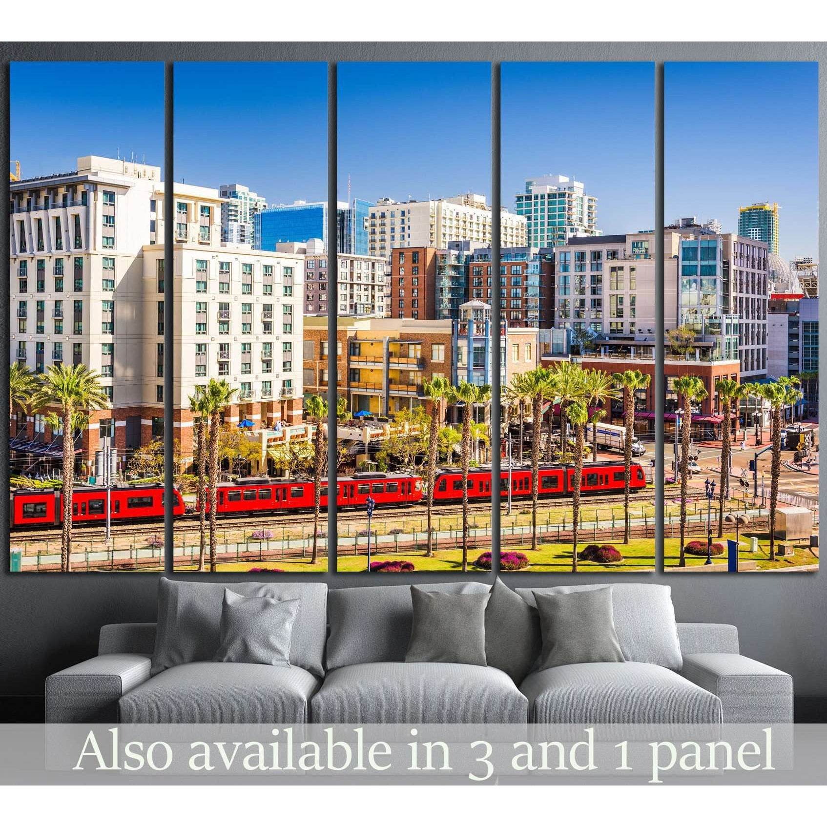 San Diego, California №1014 Ready to Hang Canvas PrintCanvas art arrives ready to hang, with hanging accessories included and no additional framing required. Every canvas print is hand-crafted, made on-demand at our workshop and expertly stretched around