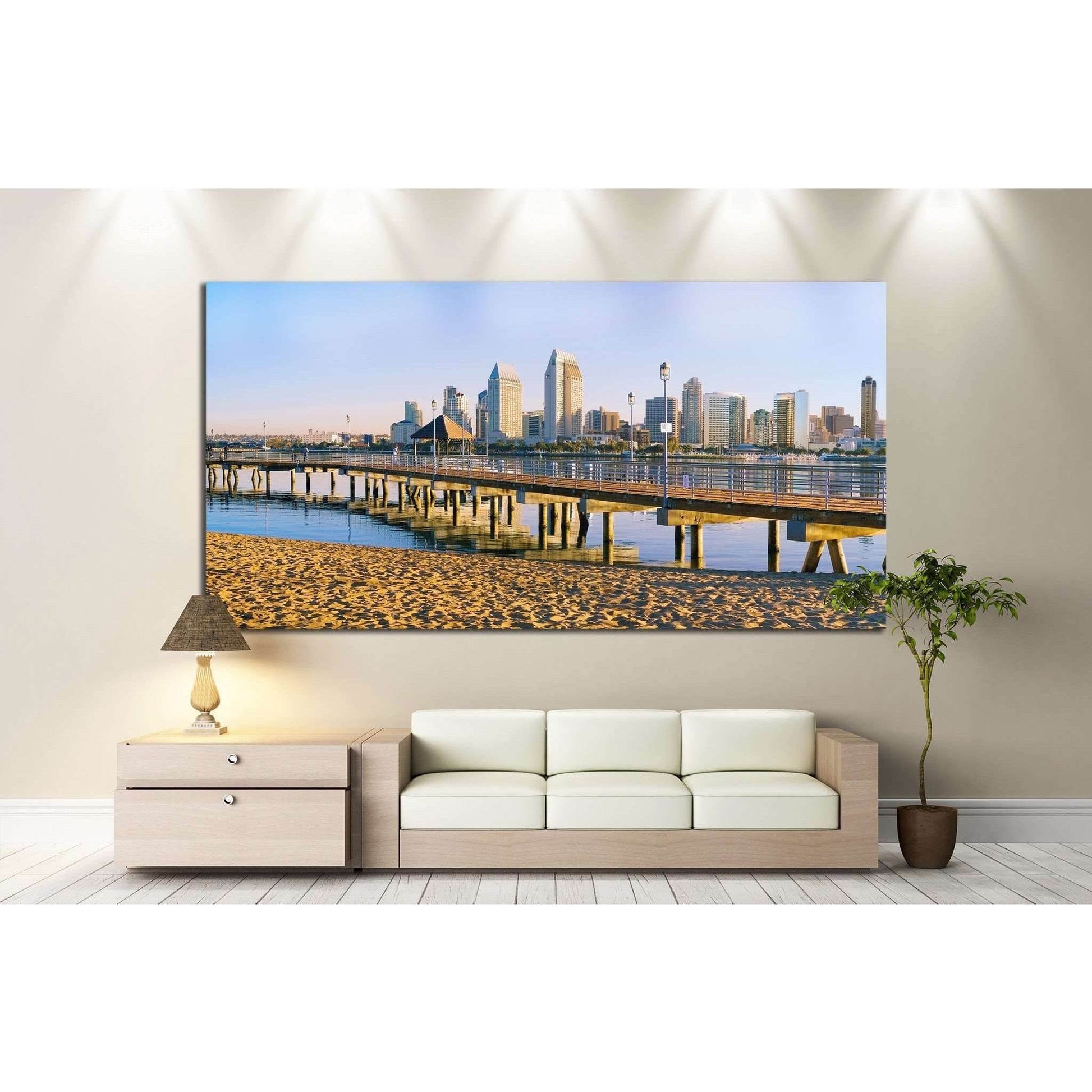 San Diego, California №788 Ready to Hang Canvas PrintCanvas art arrives ready to hang, with hanging accessories included and no additional framing required. Every canvas print is hand-crafted, made on-demand at our workshop and expertly stretched around 1