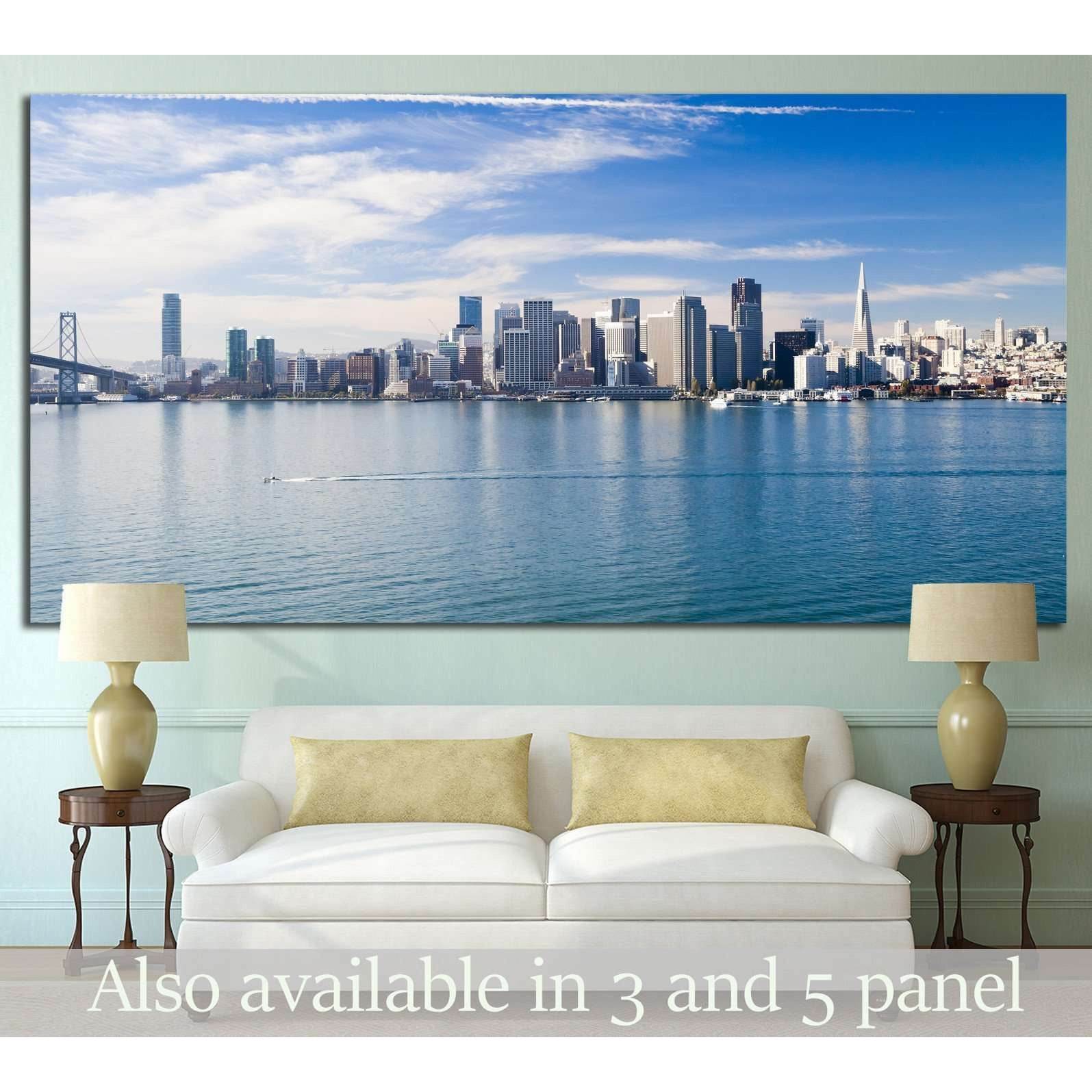 San Francisco City Downtown, California №1209 Ready to Hang Canvas PrintCanvas art arrives ready to hang, with hanging accessories included and no additional framing required. Every canvas print is hand-crafted, made on-demand at our workshop and expertly