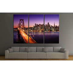 San Francisco skyline №578 Ready to Hang Canvas PrintCanvas art arrives ready to hang, with hanging accessories included and no additional framing required. Every canvas print is hand-crafted, made on-demand at our workshop and expertly stretched around 1