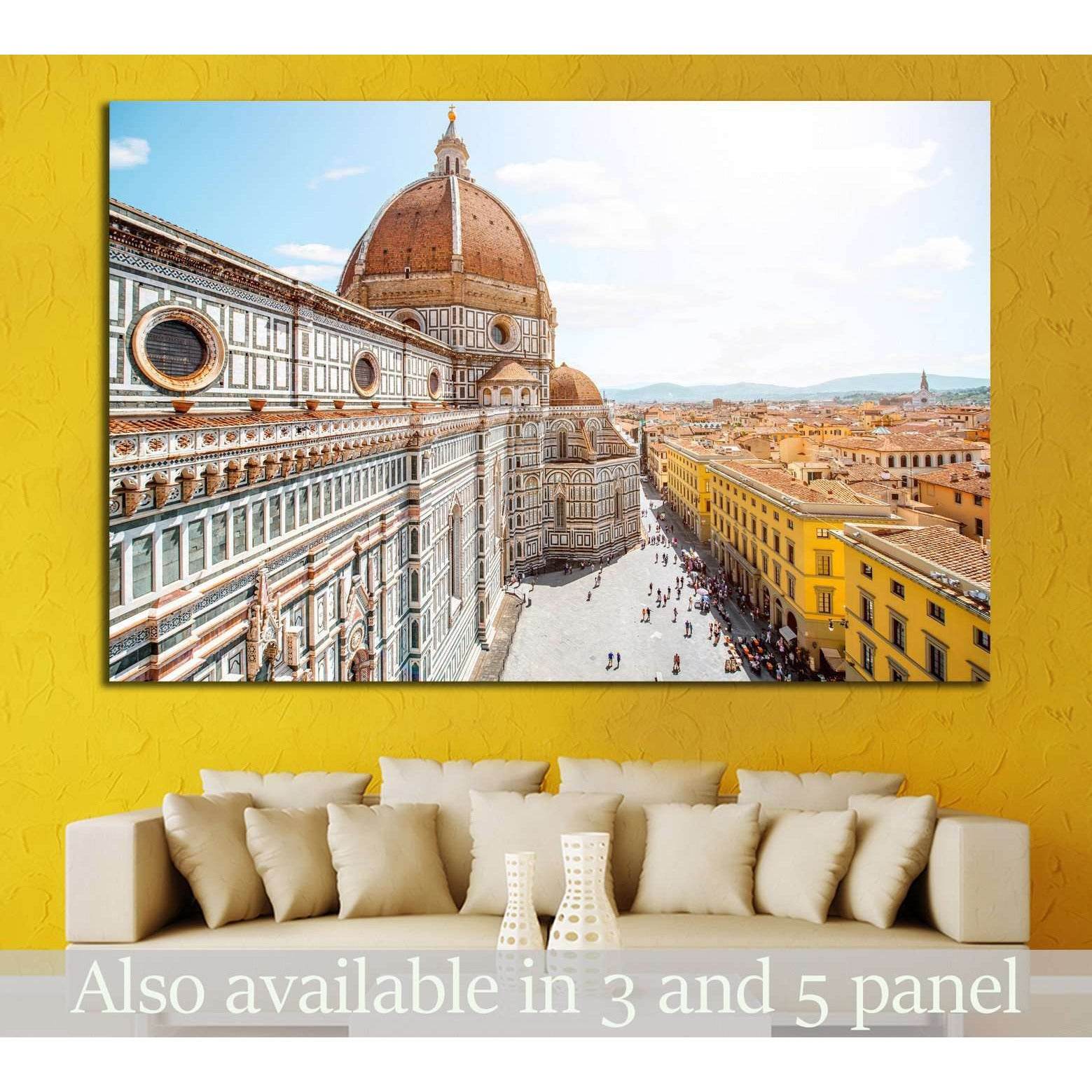 Santa Maria del Fiore church, Florence №1237 Ready to Hang Canvas PrintCanvas art arrives ready to hang, with hanging accessories included and no additional framing required. Every canvas print is hand-crafted, made on-demand at our workshop and expertly