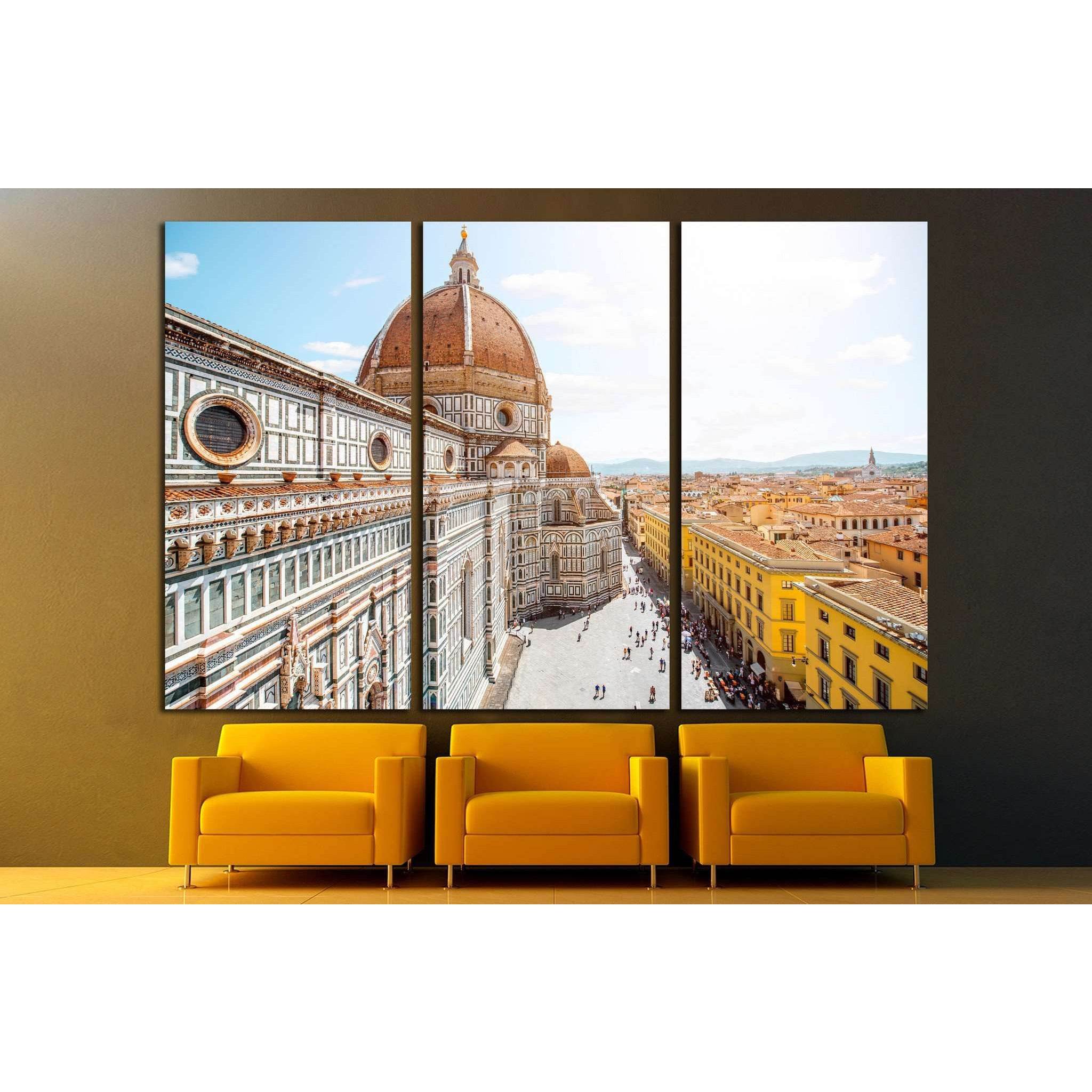 Santa Maria del Fiore church, Florence №1237 Ready to Hang Canvas PrintCanvas art arrives ready to hang, with hanging accessories included and no additional framing required. Every canvas print is hand-crafted, made on-demand at our workshop and expertly