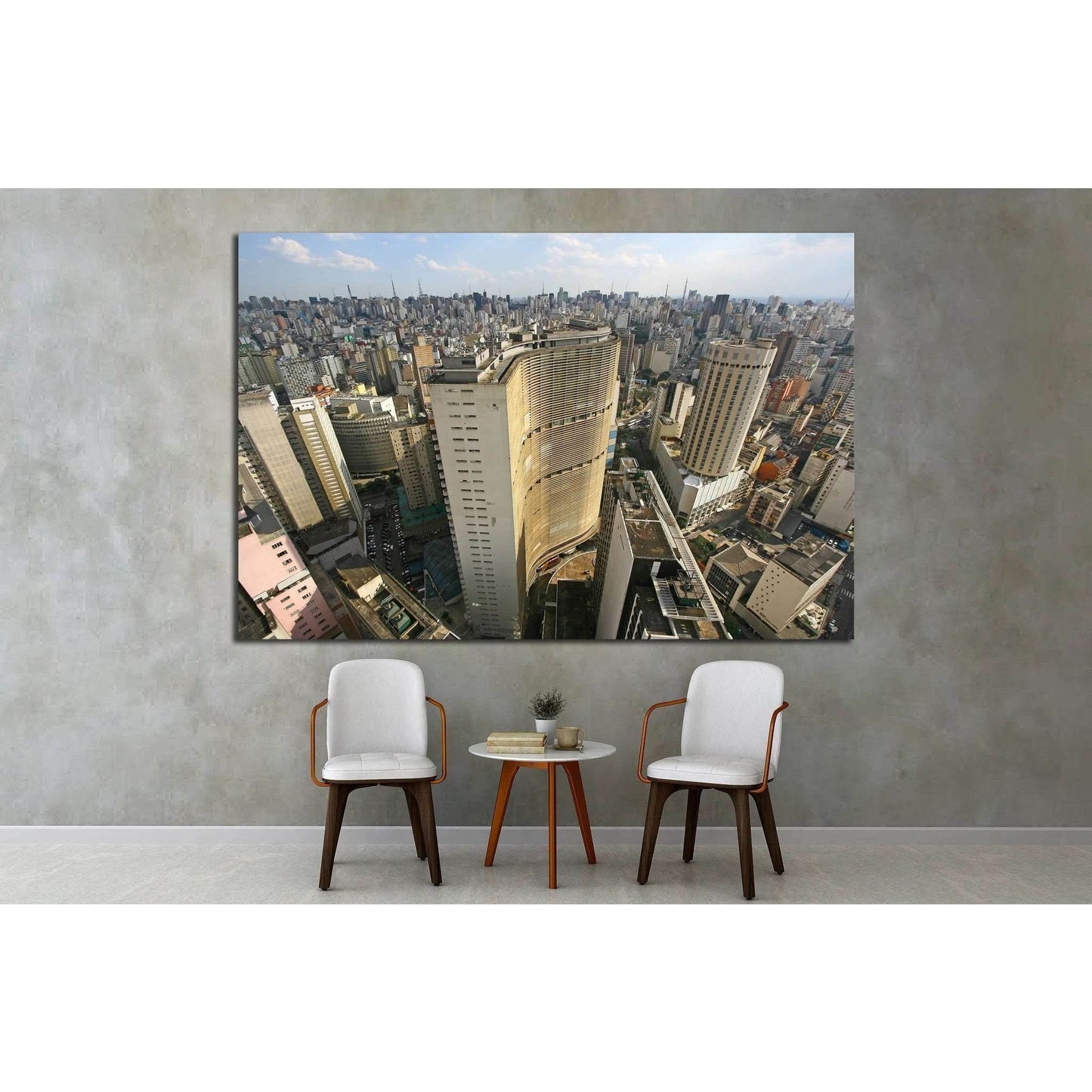 Sao Paulo skyline, Brazil №1514 Ready to Hang Canvas PrintCanvas art arrives ready to hang, with hanging accessories included and no additional framing required. Every canvas print is hand-crafted, made on-demand at our workshop and expertly stretched aro