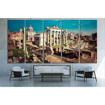 Saturn Temple in Rome, Italy №2905 Ready to Hang Canvas PrintCanvas art arrives ready to hang, with hanging accessories included and no additional framing required. Every canvas print is hand-crafted, made on-demand at our workshop and expertly stretched