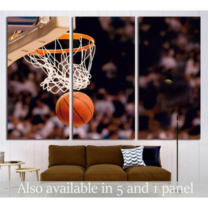 Scoring the winning points at a basketball game №2125 Ready to Hang Canvas PrintCanvas art arrives ready to hang, with hanging accessories included and no additional framing required. Every canvas print is hand-crafted, made on-demand at our workshop and