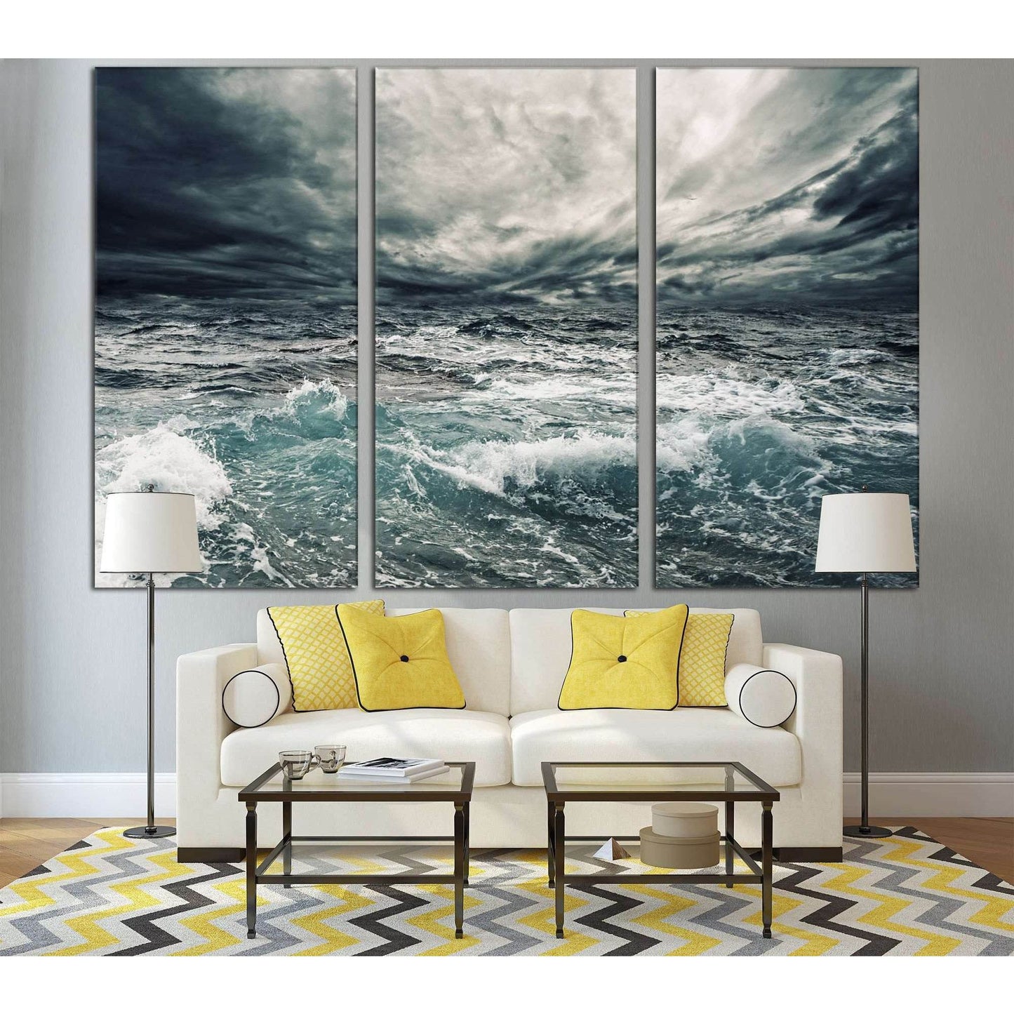 Seascape №756 Ready to Hang Canvas PrintCanvas art arrives ready to hang, with hanging accessories included and no additional framing required. Every canvas print is hand-crafted, made on-demand at our workshop and expertly stretched around 100% North Ame