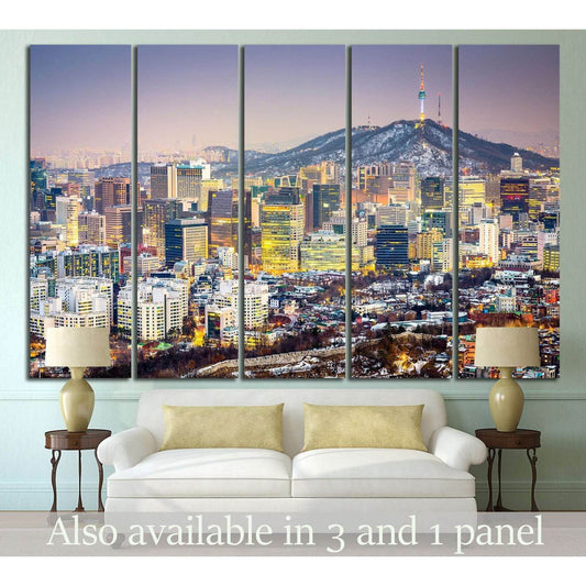 Seoul, South Korea №580 Ready to Hang Canvas PrintCanvas art arrives ready to hang, with hanging accessories included and no additional framing required. Every canvas print is hand-crafted, made on-demand at our workshop and expertly stretched around 100%