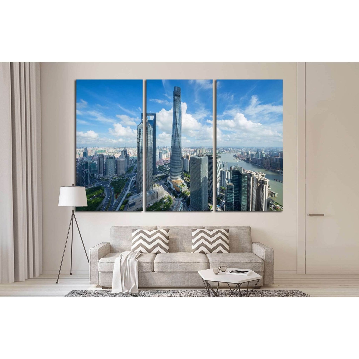 SHANGHAI, Jin Mao Tower, Shanghai tower №1549 Ready to Hang Canvas PrintCanvas art arrives ready to hang, with hanging accessories included and no additional framing required. Every canvas print is hand-crafted, made on-demand at our workshop and expertly