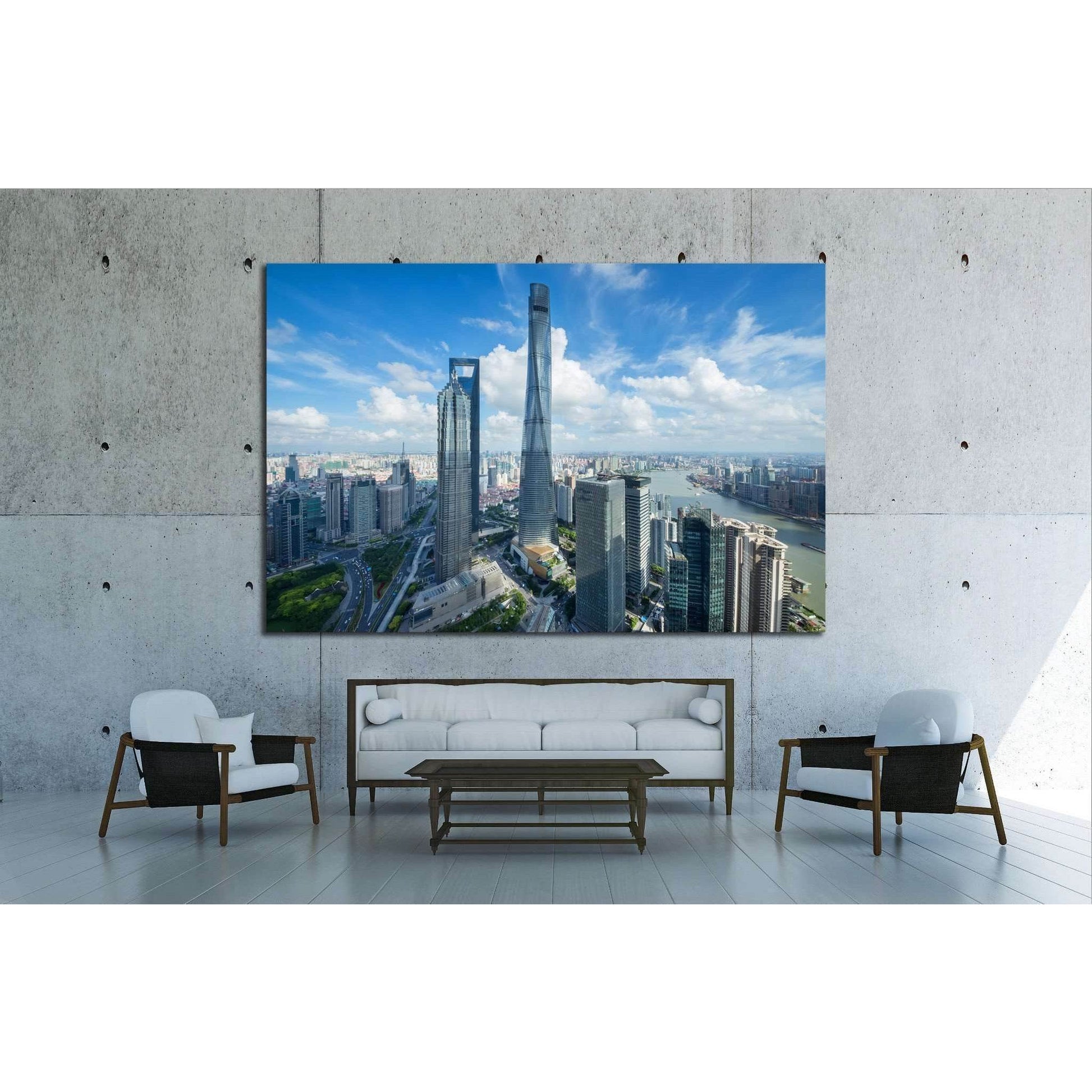 SHANGHAI, Jin Mao Tower, Shanghai tower №1549 Ready to Hang Canvas PrintCanvas art arrives ready to hang, with hanging accessories included and no additional framing required. Every canvas print is hand-crafted, made on-demand at our workshop and expertly