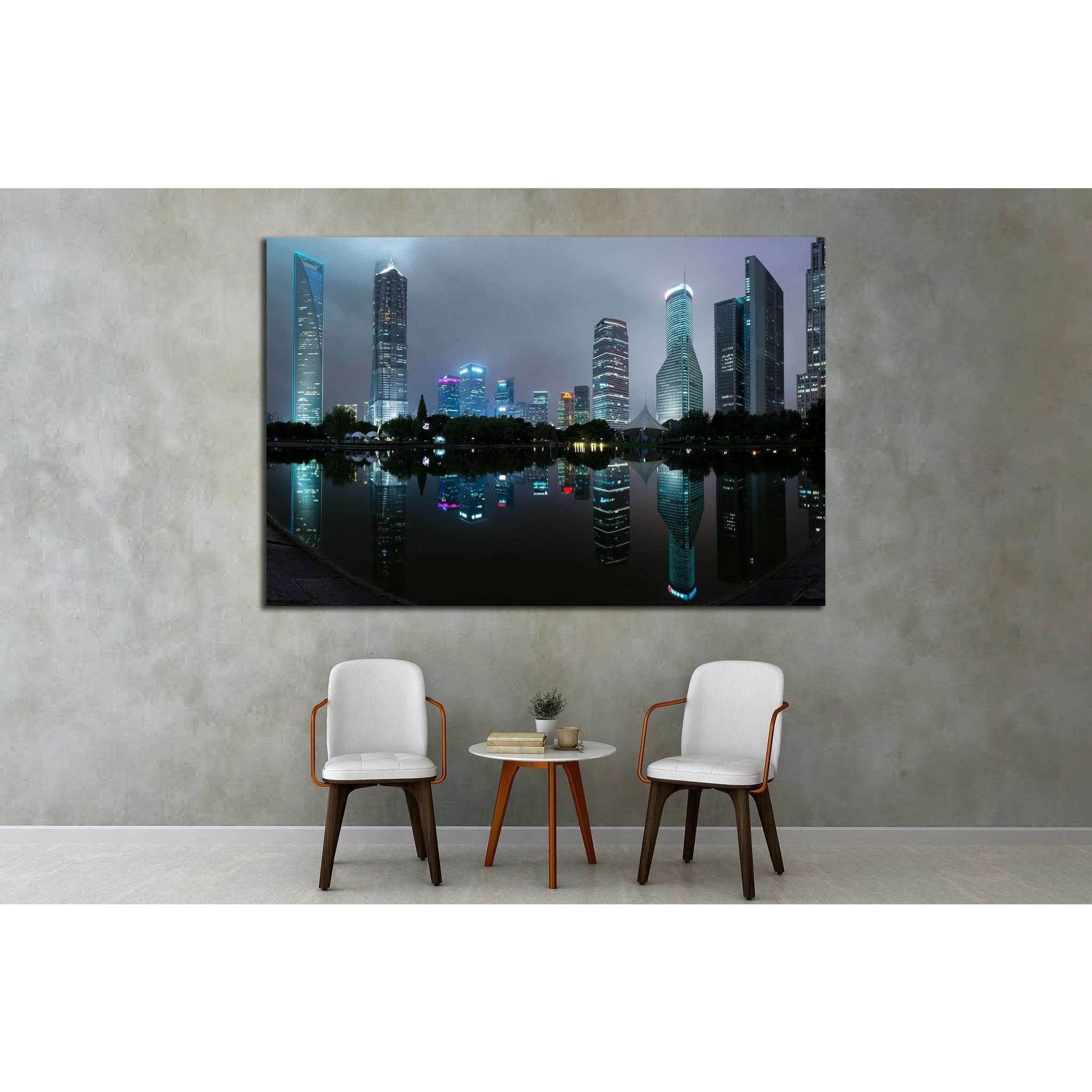 Shanghai skyscraper buildings, China №1570 Ready to Hang Canvas PrintCanvas art arrives ready to hang, with hanging accessories included and no additional framing required. Every canvas print is hand-crafted, made on-demand at our workshop and expertly st