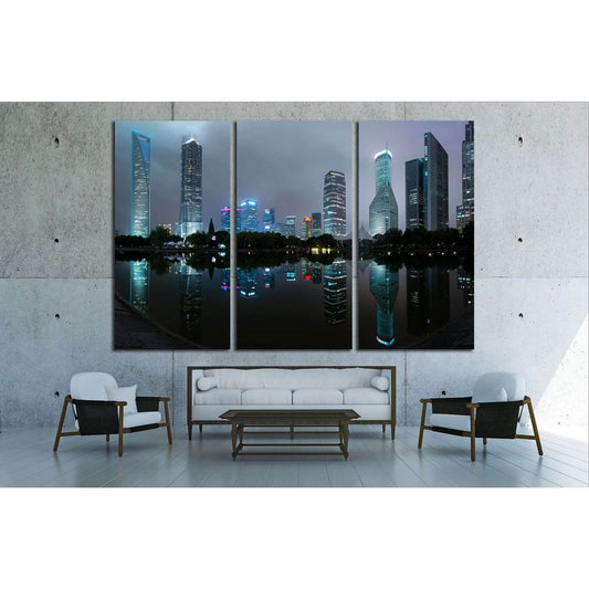 Shanghai skyscraper buildings, China №1570 Ready to Hang Canvas PrintCanvas art arrives ready to hang, with hanging accessories included and no additional framing required. Every canvas print is hand-crafted, made on-demand at our workshop and expertly st