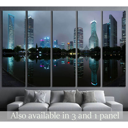 Shanghai skyscraper buildings, China №1570 Ready to Hang Canvas PrintCanvas art arrives ready to hang, with hanging accessories included and no additional framing required. Every canvas print is hand-crafted, made on-demand at our workshop and expertly st