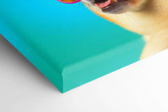Shiba Inu in Sunglasses - Canvas Print - Artoholica Ready to Hang Canvas Print