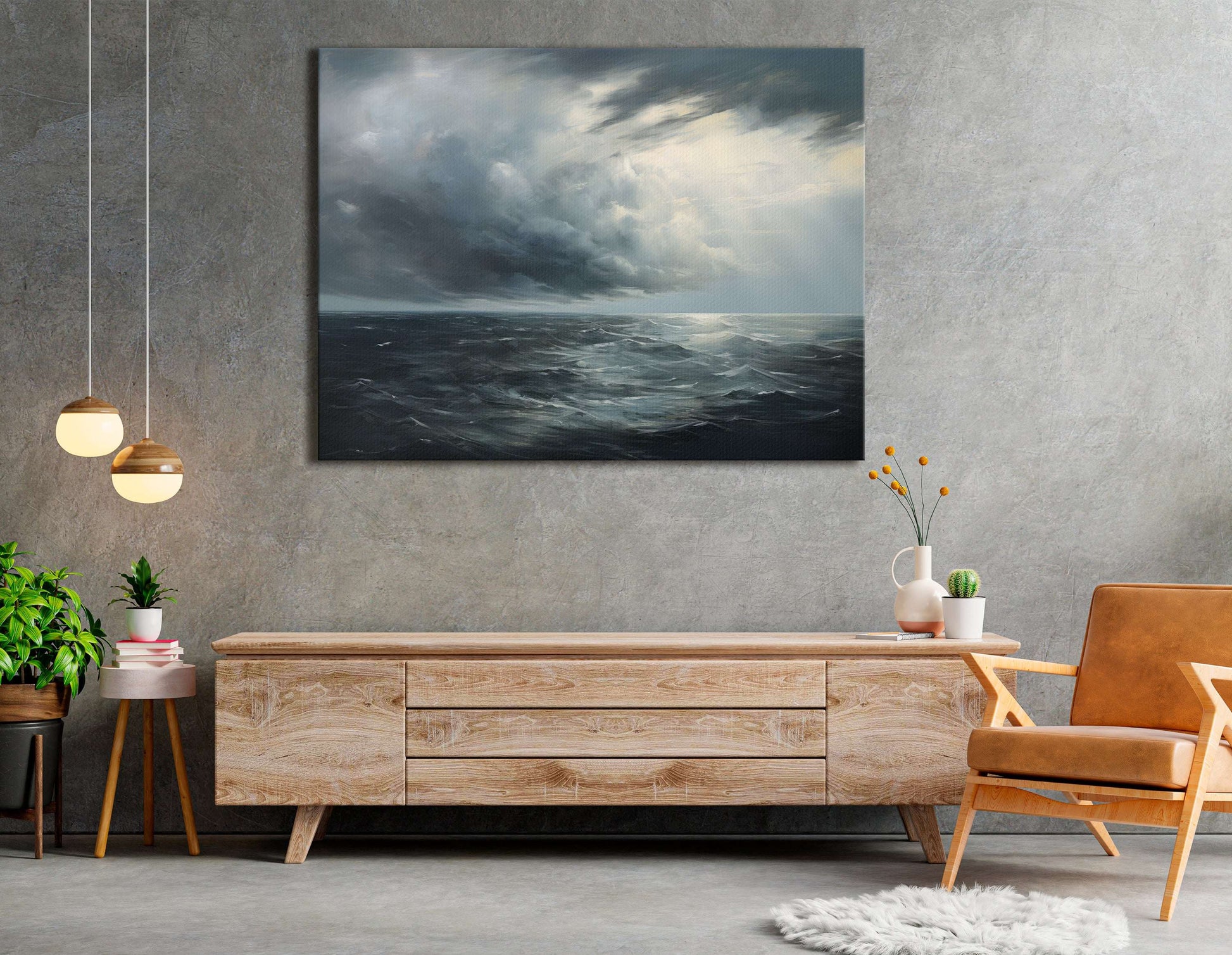 Silent Symphony of the Approaching Storm - Canvas Print - Artoholica Ready to Hang Canvas Print