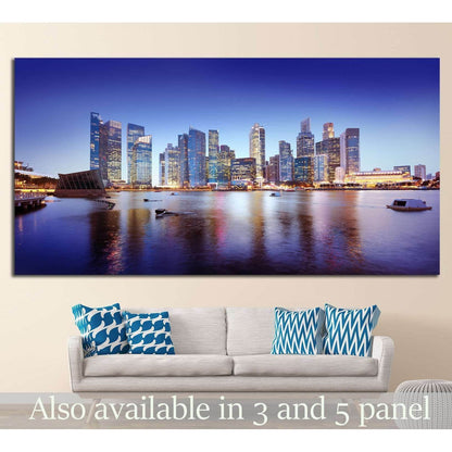 Singapore Cityscape №1147 Ready to Hang Canvas PrintCanvas art arrives ready to hang, with hanging accessories included and no additional framing required. Every canvas print is hand-crafted, made on-demand at our workshop and expertly stretched around 10