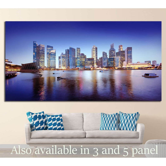 Singapore Cityscape №1147 Ready to Hang Canvas PrintCanvas art arrives ready to hang, with hanging accessories included and no additional framing required. Every canvas print is hand-crafted, made on-demand at our workshop and expertly stretched around 10