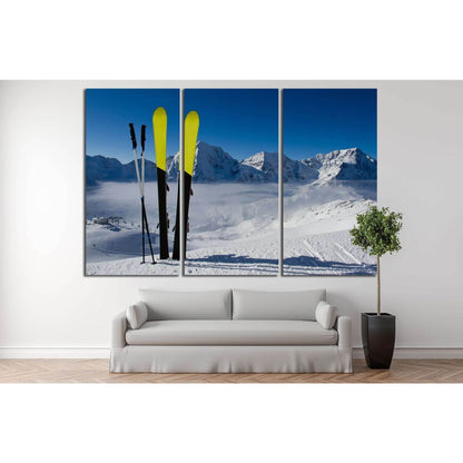 Ski in Snow №182 Ready to Hang Canvas PrintCanvas art arrives ready to hang, with hanging accessories included and no additional framing required. Every canvas print is hand-crafted, made on-demand at our workshop and expertly stretched around 100% North