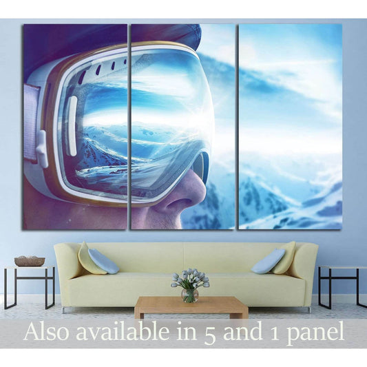 Skier №185 Ready to Hang Canvas PrintCanvas art arrives ready to hang, with hanging accessories included and no additional framing required. Every canvas print is hand-crafted, made on-demand at our workshop and expertly stretched around 100% North Americ