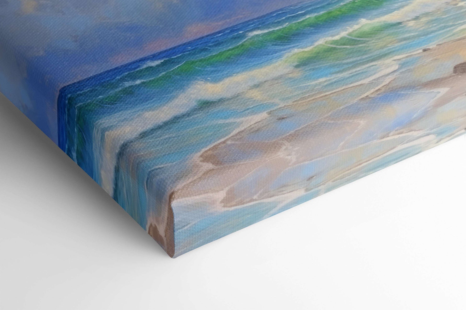 Skies and Gentle Waves - Canvas Print - Artoholica Ready to Hang Canvas Print