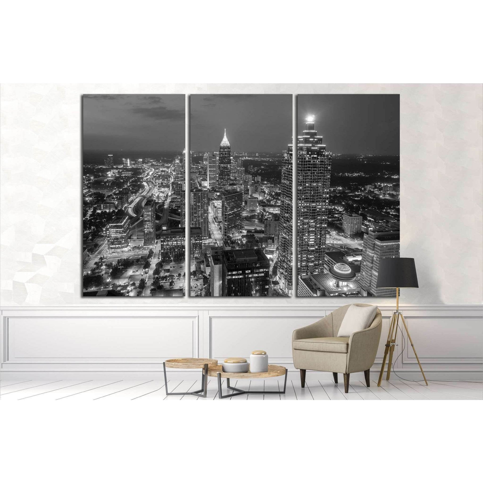 Skyline of downtown Atlanta, Georgia, USA №1685 Ready to Hang Canvas PrintCanvas art arrives ready to hang, with hanging accessories included and no additional framing required. Every canvas print is hand-crafted, made on-demand at our workshop and expert