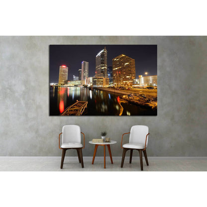 skyline of downtown Tampa, Florida №1667 Ready to Hang Canvas PrintCanvas art arrives ready to hang, with hanging accessories included and no additional framing required. Every canvas print is hand-crafted, made on-demand at our workshop and expertly stre