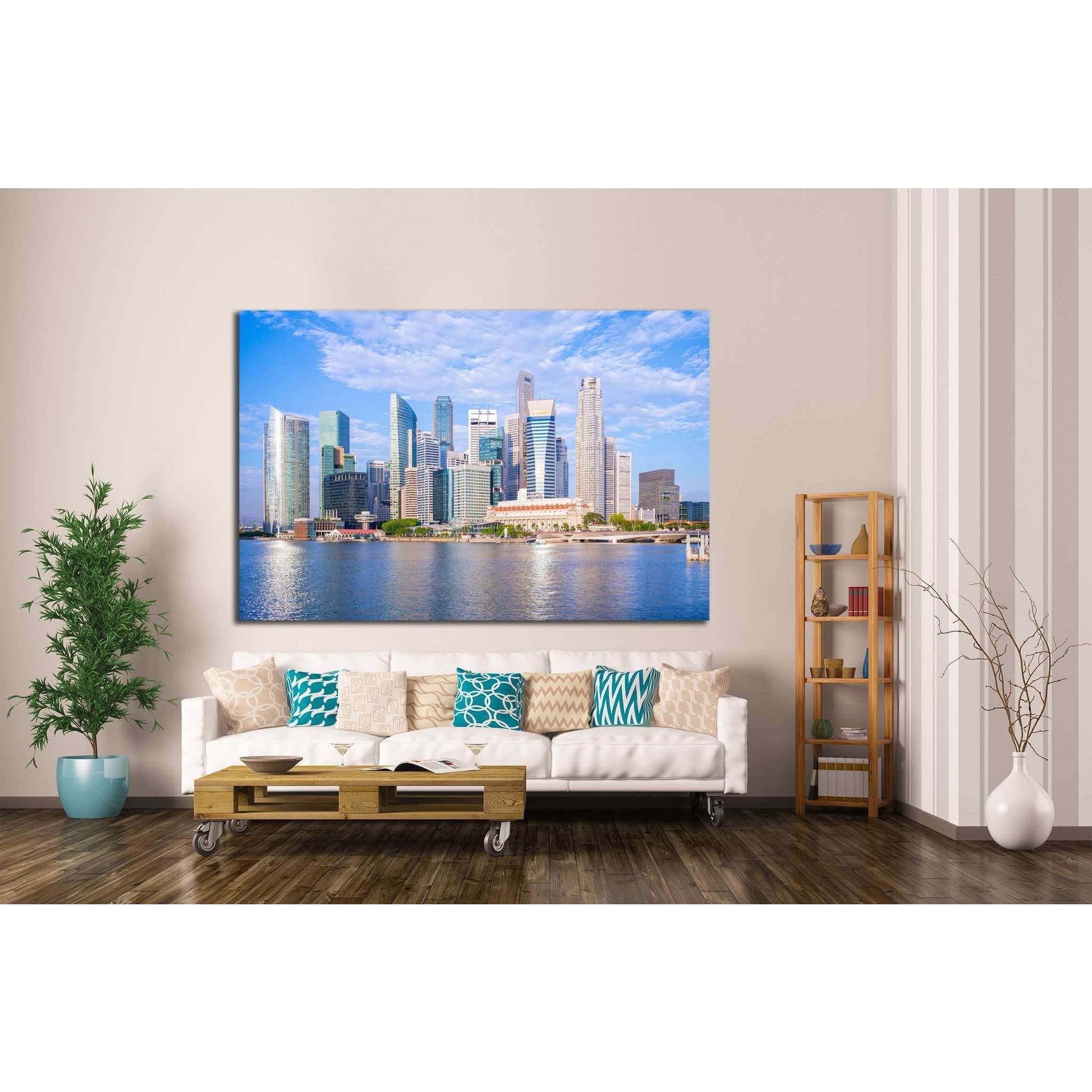 skyline of singapore by the marina bay №1768 Ready to Hang Canvas PrintCanvas art arrives ready to hang, with hanging accessories included and no additional framing required. Every canvas print is hand-crafted, made on-demand at our workshop and expertly