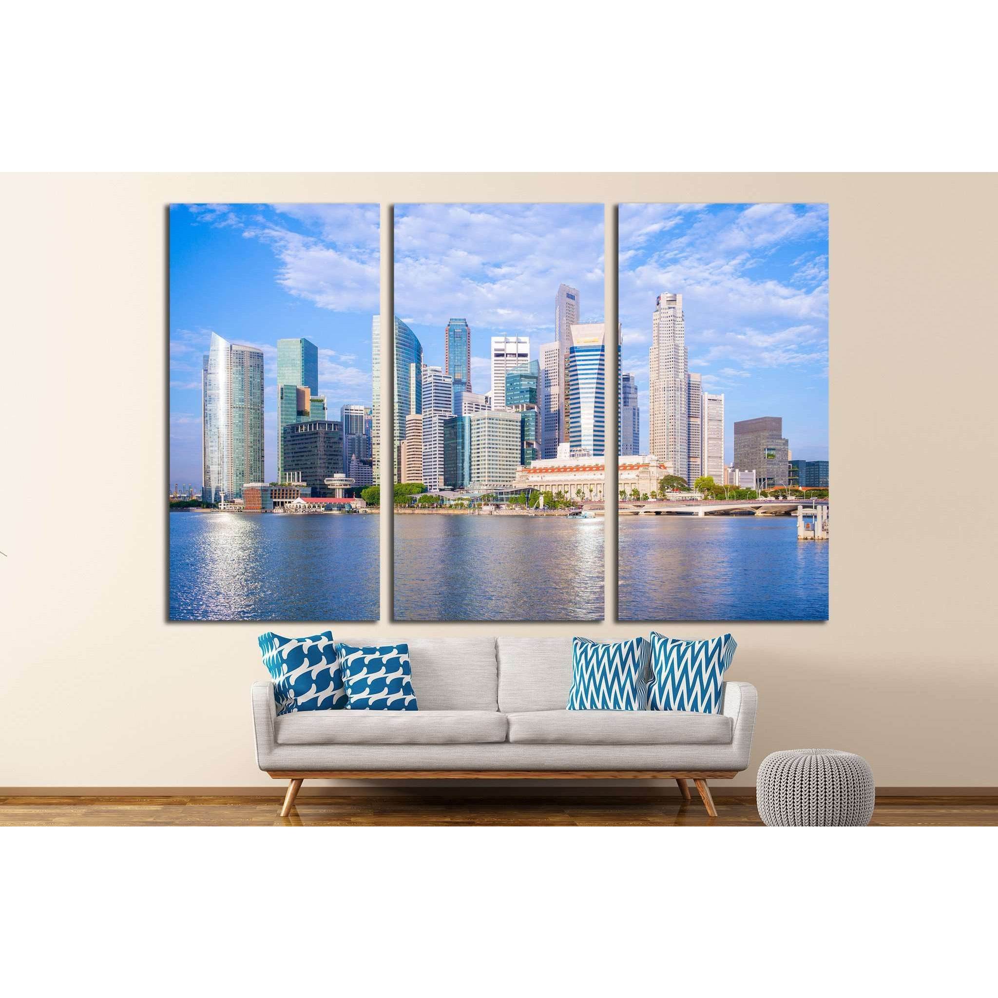 skyline of singapore by the marina bay №1768 Ready to Hang Canvas PrintCanvas art arrives ready to hang, with hanging accessories included and no additional framing required. Every canvas print is hand-crafted, made on-demand at our workshop and expertly