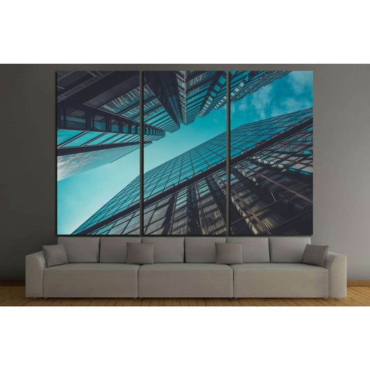Skyscraper Buildings and Sky View №1440 Ready to Hang Canvas PrintCanvas art arrives ready to hang, with hanging accessories included and no additional framing required. Every canvas print is hand-crafted, made on-demand at our workshop and expertly stret