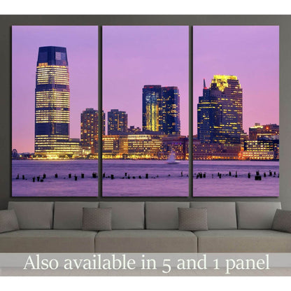 Skyscrapers at Exchange Place in Jersey City, New Jersey №1668 Ready to Hang Canvas PrintCanvas art arrives ready to hang, with hanging accessories included and no additional framing required. Every canvas print is hand-crafted, made on-demand at our work