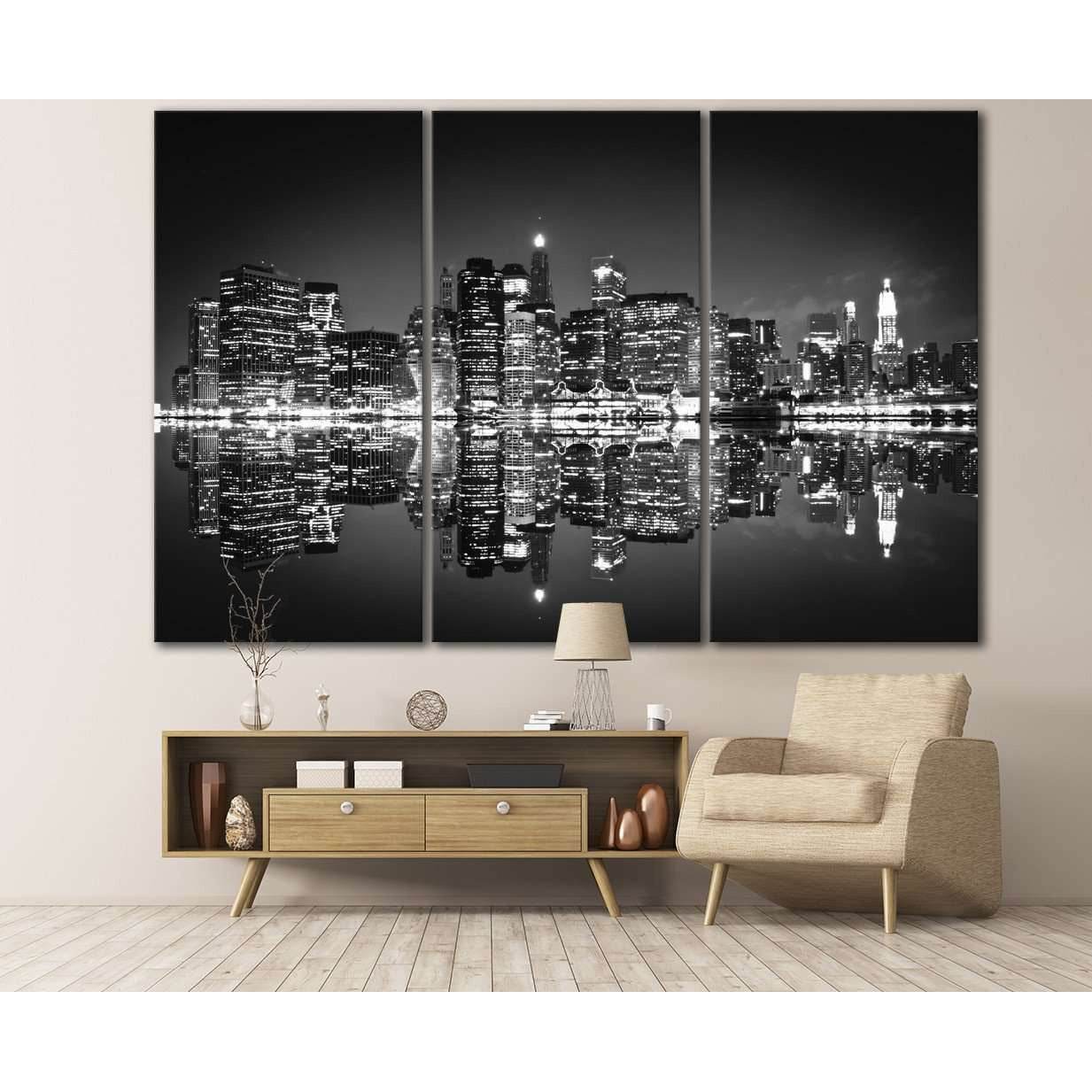 Skyscrapers of New York №118 Ready to Hang Canvas PrintCanvas art arrives ready to hang, with hanging accessories included and no additional framing required. Every canvas print is hand-crafted, made on-demand at our workshop and expertly stretched around