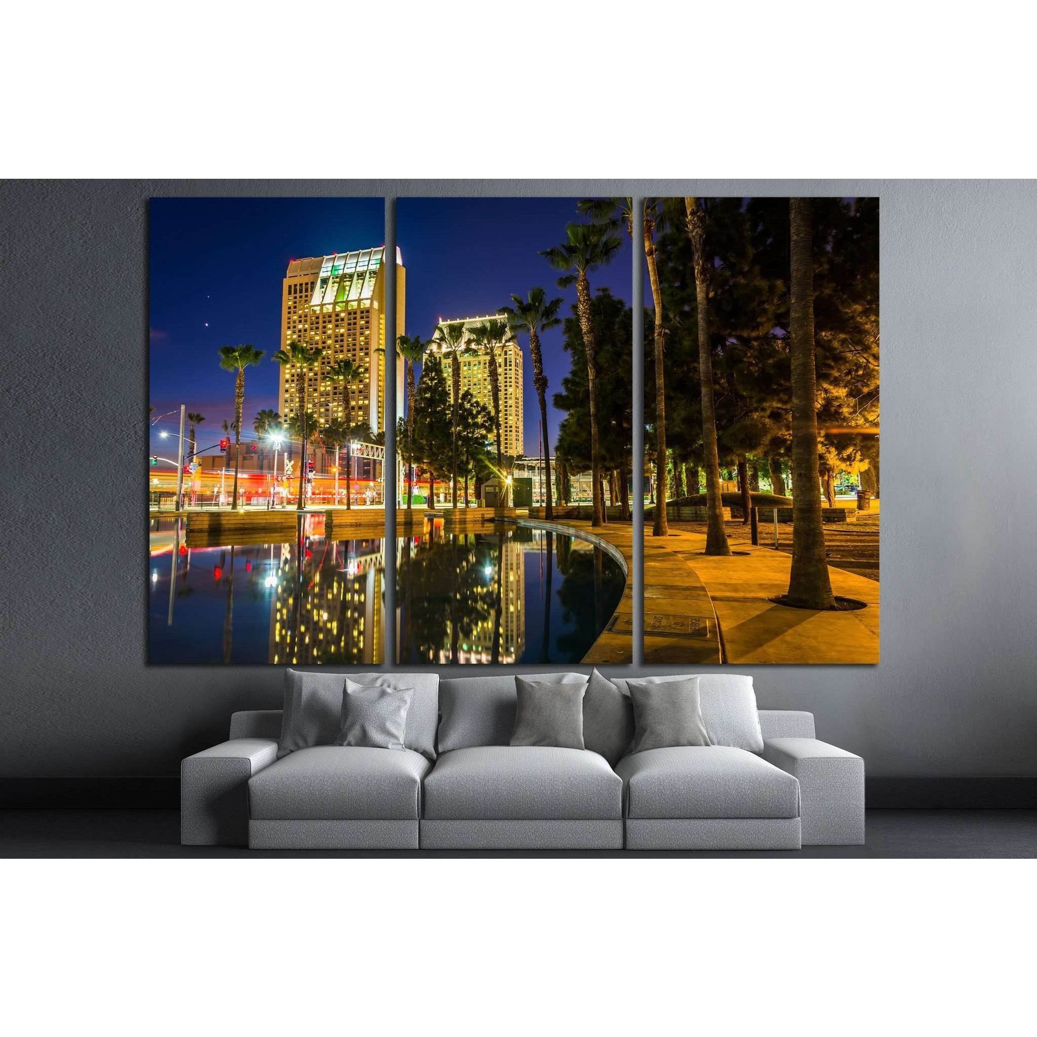 Skyscrapers San Diego, California №1019 Ready to Hang Canvas PrintCanvas art arrives ready to hang, with hanging accessories included and no additional framing required. Every canvas print is hand-crafted, made on-demand at our workshop and expertly stret