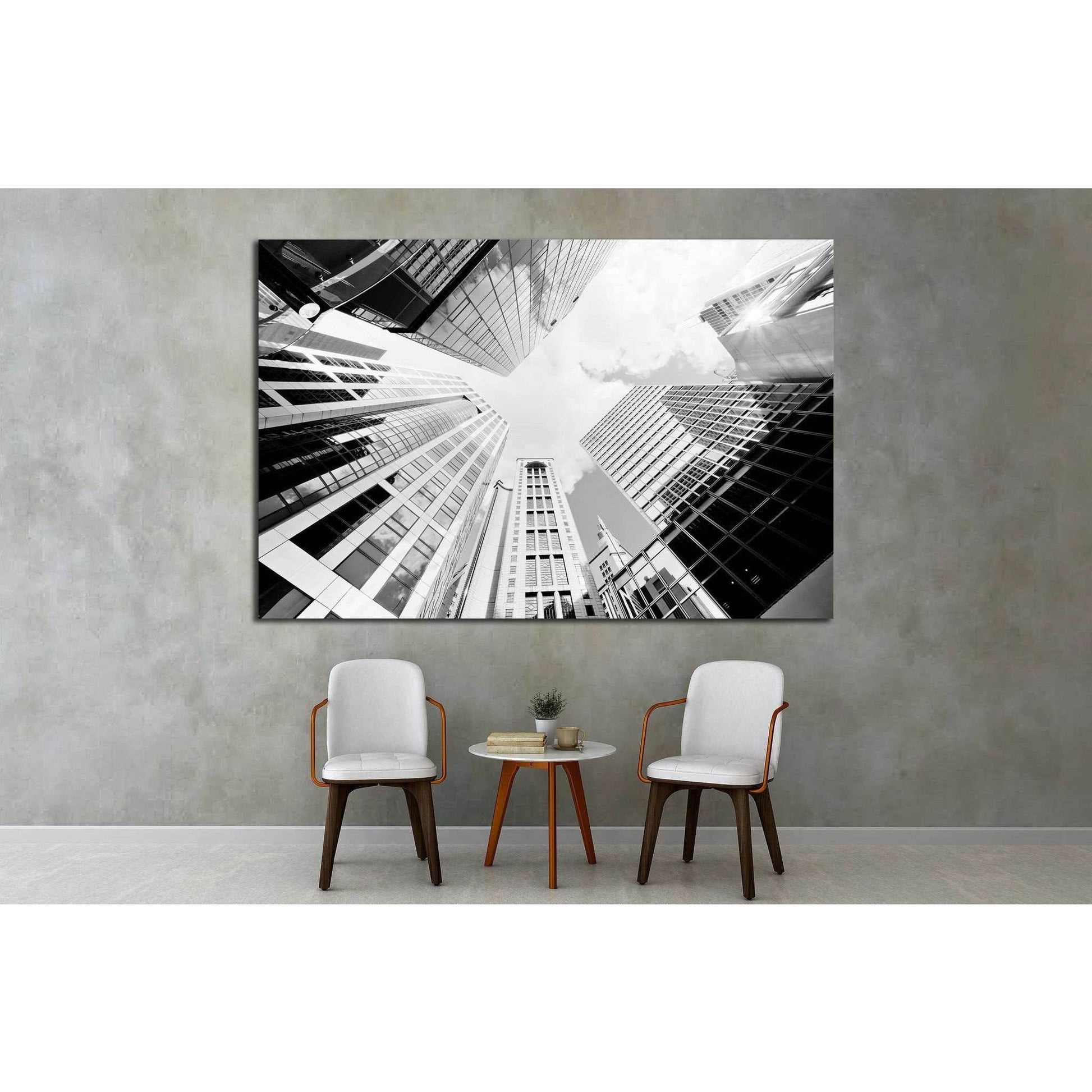 Skyscrapers shot with perspective №1545 Ready to Hang Canvas PrintCanvas art arrives ready to hang, with hanging accessories included and no additional framing required. Every canvas print is hand-crafted, made on-demand at our workshop and expertly stret