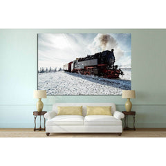 Snow and Locomotive №238 Ready to Hang Canvas PrintCanvas art arrives ready to hang, with hanging accessories included and no additional framing required. Every canvas print is hand-crafted, made on-demand at our workshop and expertly stretched around 100
