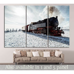 Snow and Locomotive №238 Ready to Hang Canvas PrintCanvas art arrives ready to hang, with hanging accessories included and no additional framing required. Every canvas print is hand-crafted, made on-demand at our workshop and expertly stretched around 100