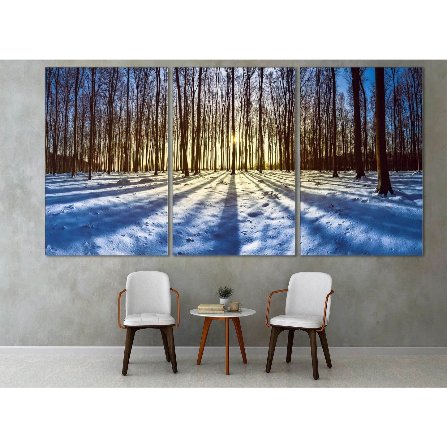 Snow and Trees №3011 Ready to Hang Canvas PrintCanvas art arrives ready to hang, with hanging accessories included and no additional framing required. Every canvas print is hand-crafted, made on-demand at our workshop and expertly stretched around 100% No