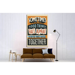 so better things csn fall together №4543 Ready to Hang Canvas PrintCanvas art arrives ready to hang, with hanging accessories included and no additional framing required. Every canvas print is hand-crafted, made on-demand at our workshop and expertly stre