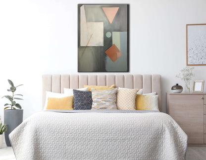 Soft Pastel Geometry - Canvas Print - Artoholica Ready to Hang Canvas Print