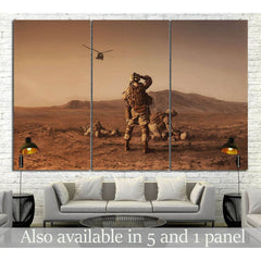 Soldiers №6 Ready to Hang Canvas PrintCanvas art arrives ready to hang, with hanging accessories included and no additional framing required. Every canvas print is hand-crafted, made on-demand at our workshop and expertly stretched around 100% North Ameri