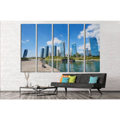 Songdo, Korea №1185 Ready to Hang Canvas PrintCanvas art arrives ready to hang, with hanging accessories included and no additional framing required. Every canvas print is hand-crafted, made on-demand at our workshop and expertly stretched around 100% Nor