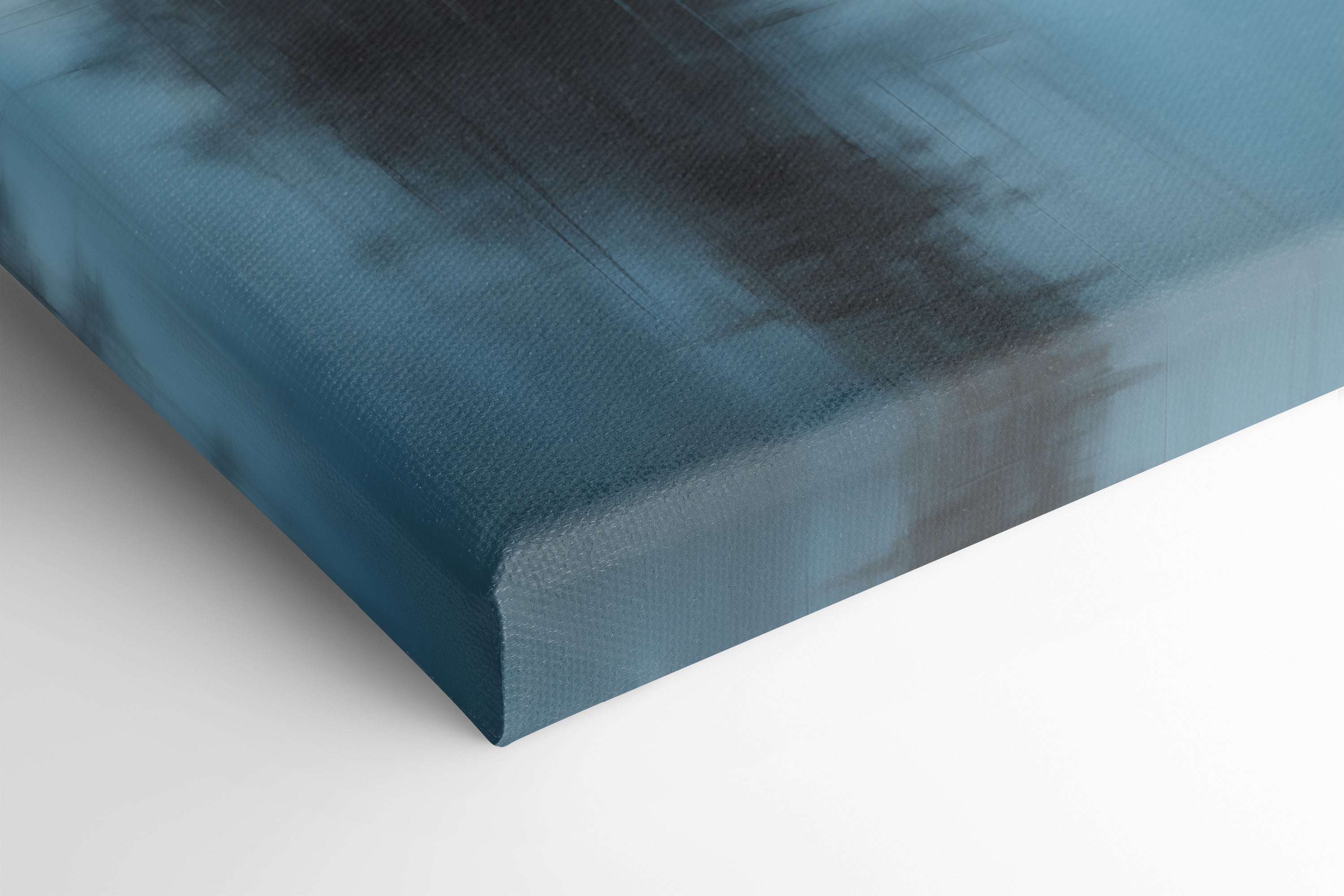 Soothing Blue and Grey Lake Scene - Canvas Print - Artoholica Ready to Hang Canvas Print