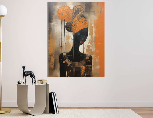 Sophisticated Woman Figure - Canvas Print - Artoholica Ready to Hang Canvas Print