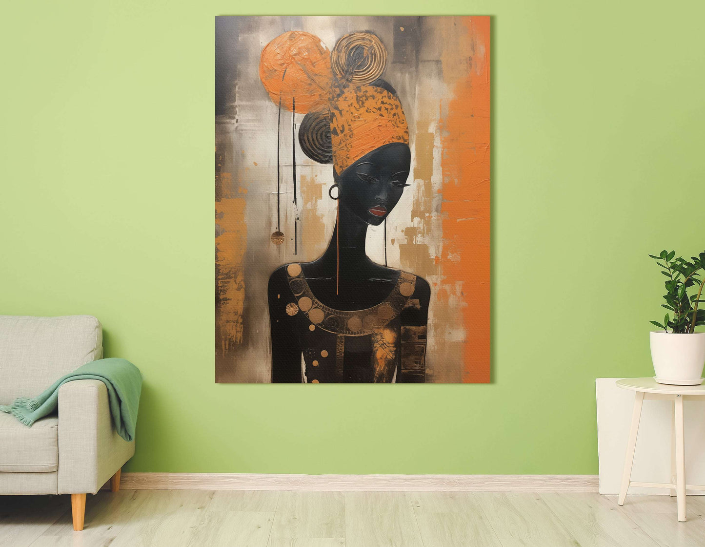 Sophisticated Woman Figure - Canvas Print - Artoholica Ready to Hang Canvas Print