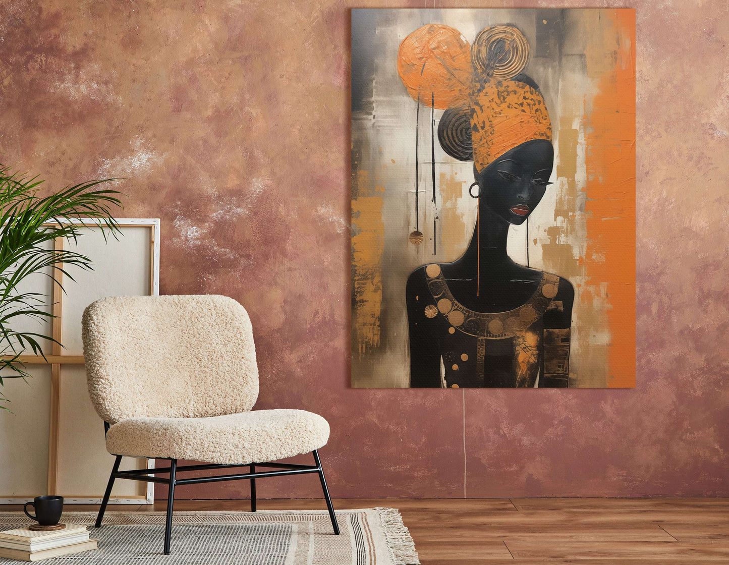 Sophisticated Woman Figure - Canvas Print - Artoholica Ready to Hang Canvas Print