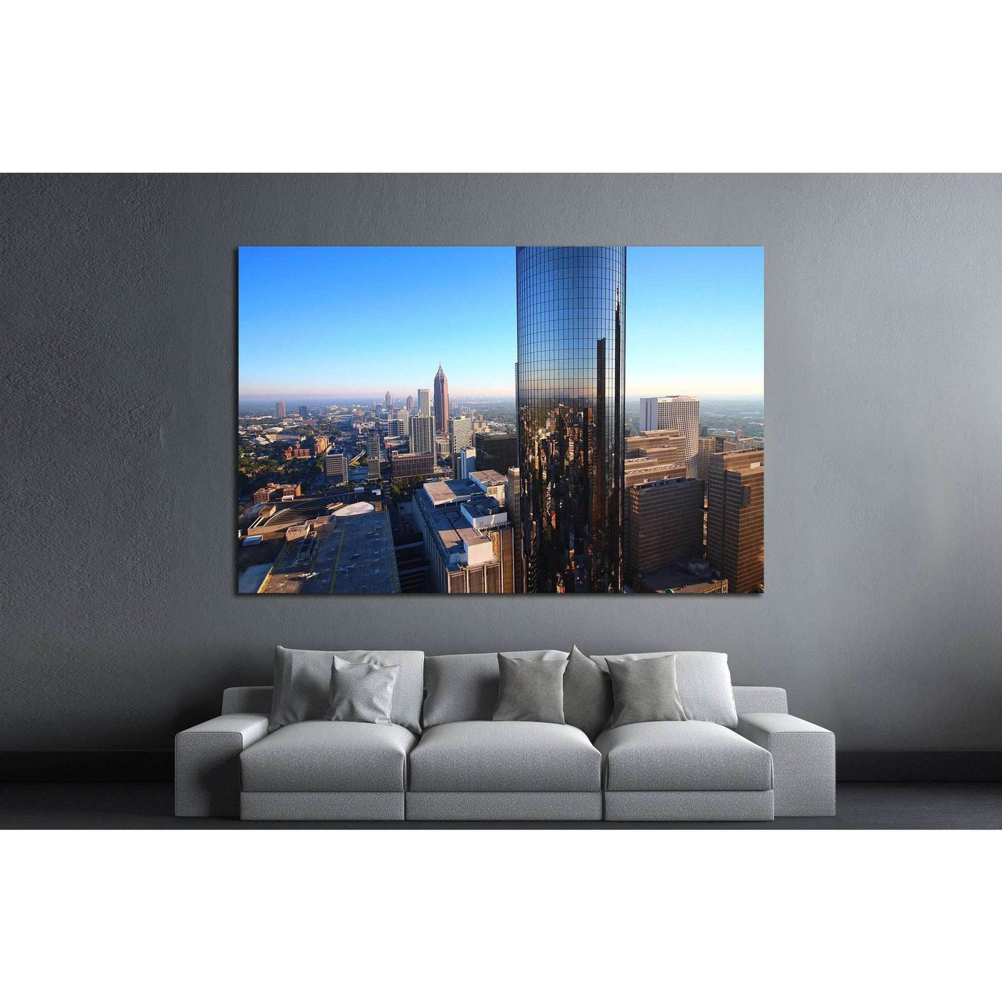 South Atlanta Tower №1653 Ready to Hang Canvas PrintCanvas art arrives ready to hang, with hanging accessories included and no additional framing required. Every canvas print is hand-crafted, made on-demand at our workshop and expertly stretched around 10