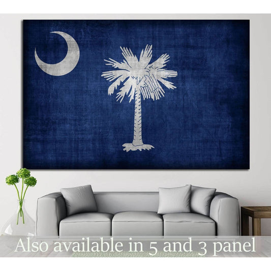 South Carolina flag №685 Ready to Hang Canvas PrintCanvas art arrives ready to hang, with hanging accessories included and no additional framing required. Every canvas print is hand-crafted, made on-demand at our workshop and expertly stretched around 100