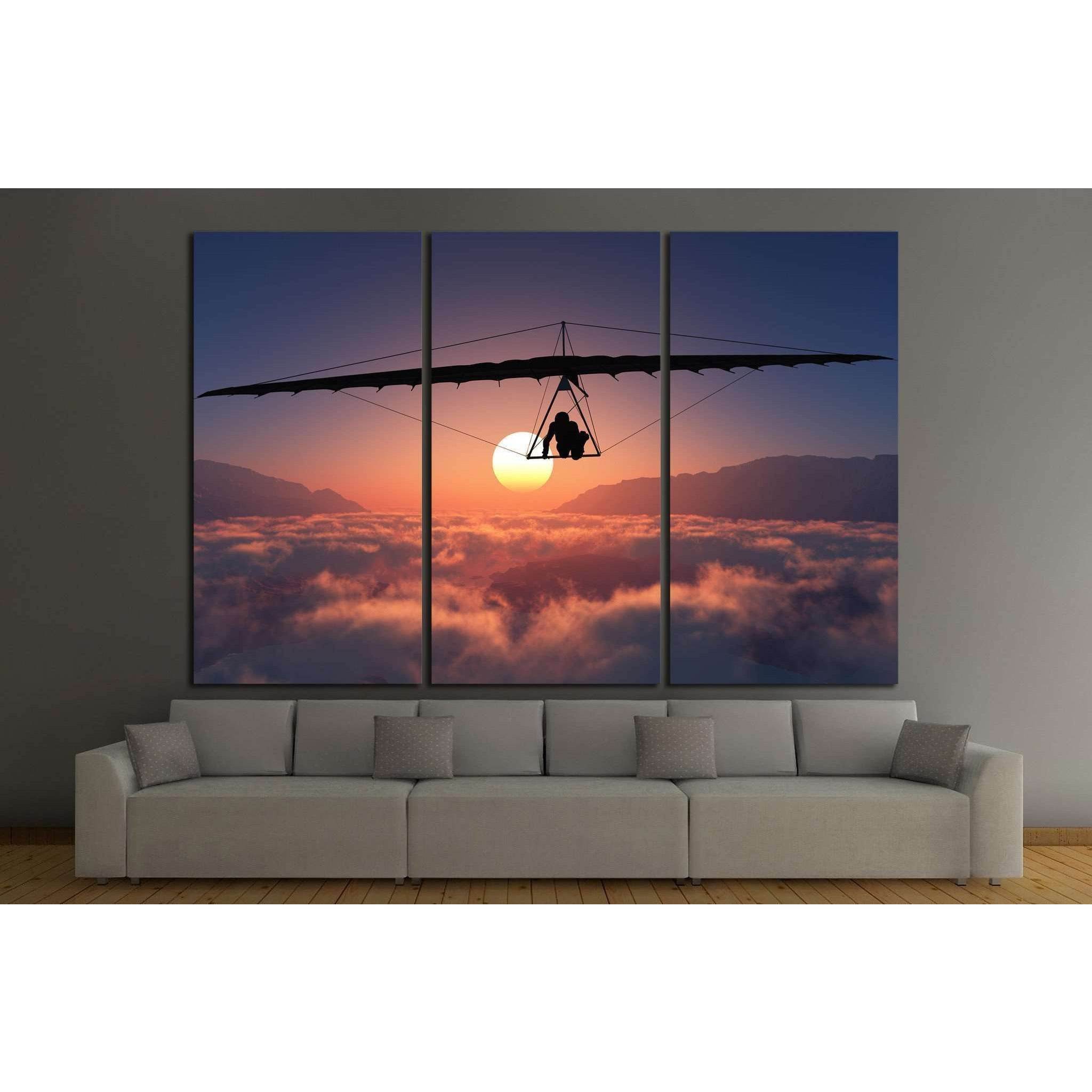 Sports radical against on sunset background №1377 Ready to Hang Canvas PrintCanvas art arrives ready to hang, with hanging accessories included and no additional framing required. Every canvas print is hand-crafted, made on-demand at our workshop and expe