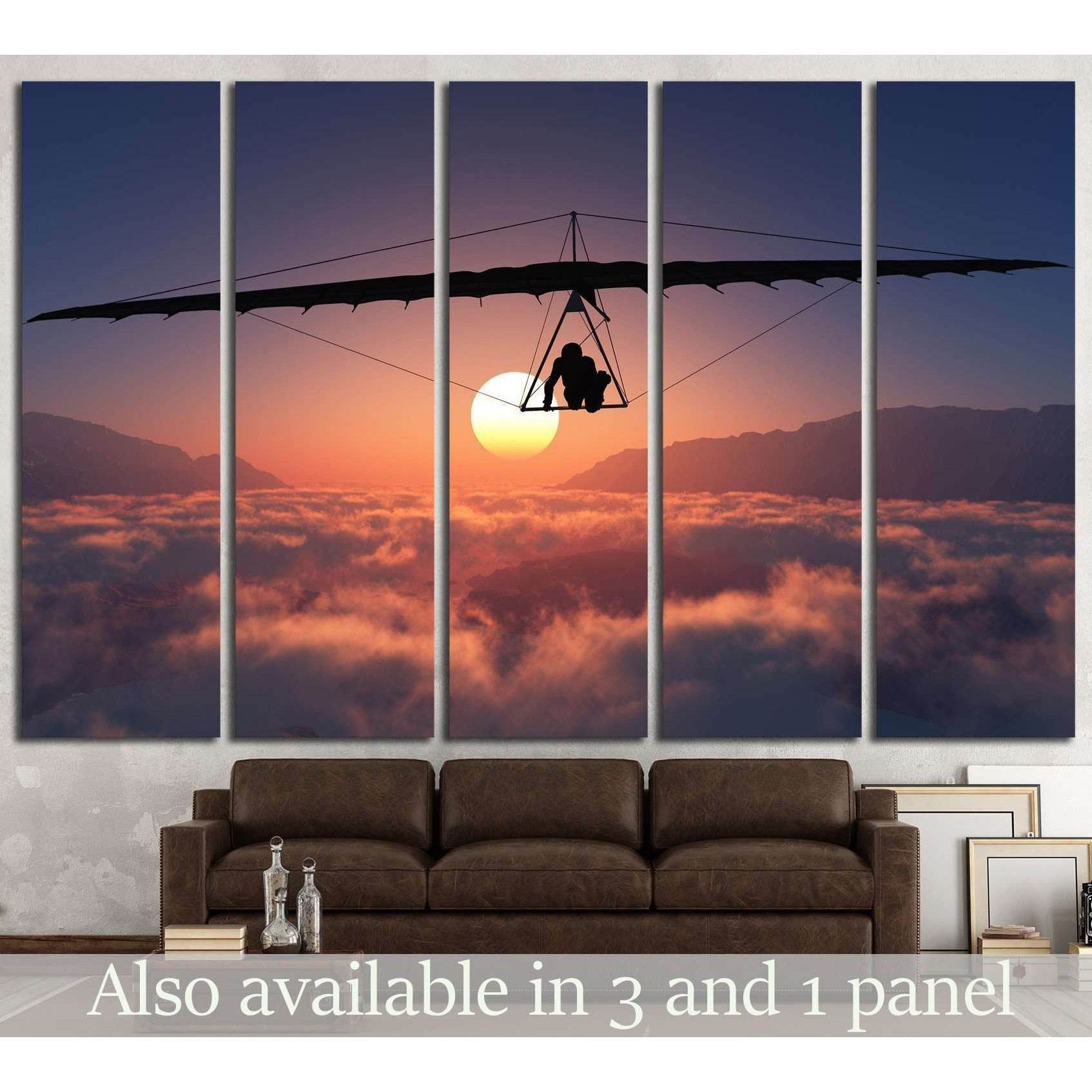Sports radical against on sunset background №1377 Ready to Hang Canvas PrintCanvas art arrives ready to hang, with hanging accessories included and no additional framing required. Every canvas print is hand-crafted, made on-demand at our workshop and expe