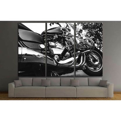 Close up motorcycle №1886 Ready to Hang Canvas PrintCanvas art arrives ready to hang, with hanging accessories included and no additional framing required. Every canvas print is hand-crafted, made on-demand at our workshop and expertly stretched around 10